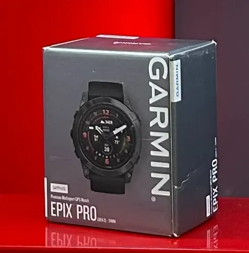 Garmin Relógio Epix Pro Gen 2 Sapphire - 010-02804-00 - TITANIUM / BLACK - 51MM