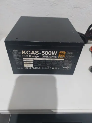 Fonte 80plus pfc ativo 500w só retirada em mãos não envio