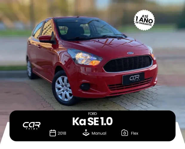 Ford KA 1.0 Se/se Plus Tivct Flex 5P 2018