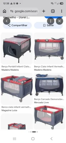 Vendo berço portátil Infanti 