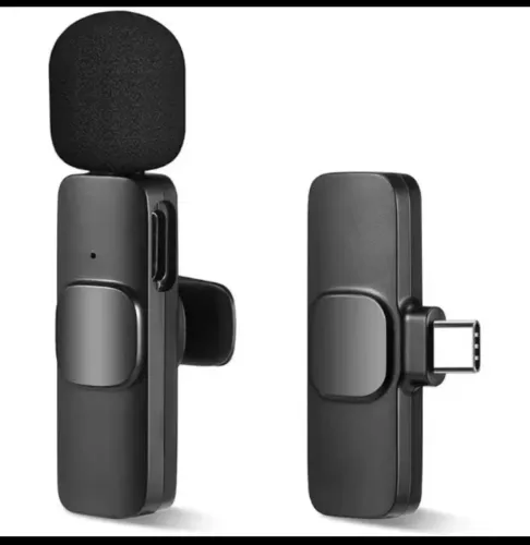 Microfone de Lapela Tipo C Longo Alcance