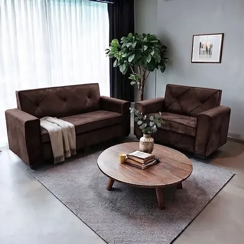 Conjunto de Estofados Atenas 2x3 Lugares - Estofados Linhares