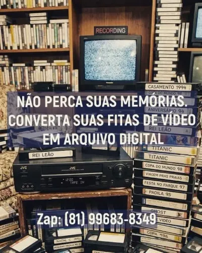  Conversão de fitas de vídeo para arquivo digital 