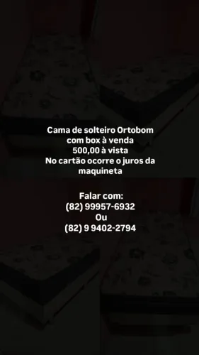 Cama Ortobom - Solteiro
