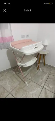 Banheira com trocador