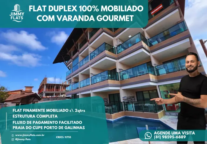 Apartamento à venda no TANGAROA CUPE FLATS, PORTO DE GALINHAS, Ipojuca, PE