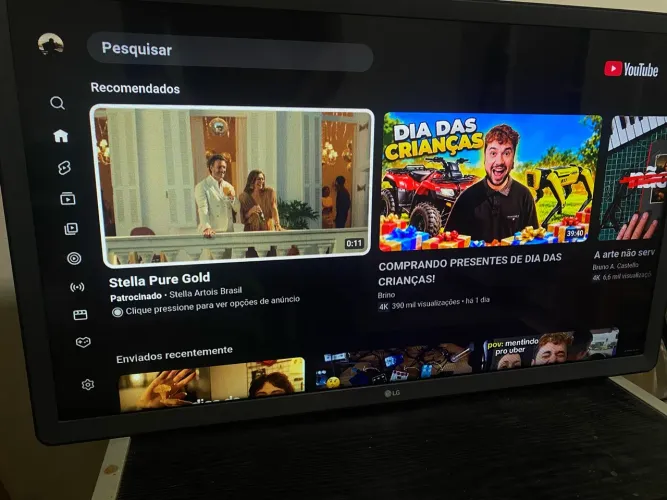 TV LG 32 polegadas full HD nova em bom estado