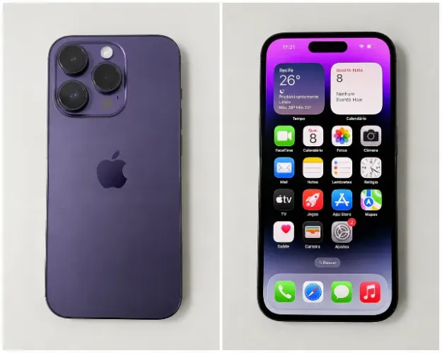 iPhone 14 Pro roxo 128gb