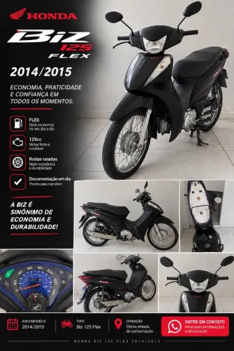 Honda Biz 125 EX/ 125 EX Flex 2014