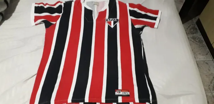 Camisa São Paulo FC - Retrô Campeão Paulista 1971