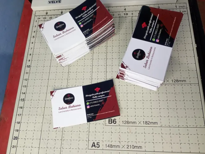 Cartão de Visita Personalizado Profissional Alta qualidade de impressão 
