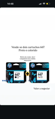 Cartuchos hp