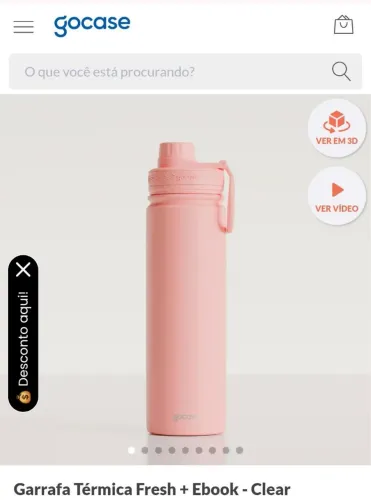 Garrafa Térmica - Go Case 600ml