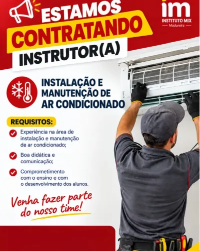 Contrata-se instrutor de ar condicionado