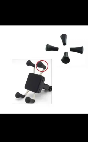 Borracha De Suporte De Moto Para Celular (Kit com 4 unidades)