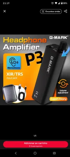 Amplificador de fone