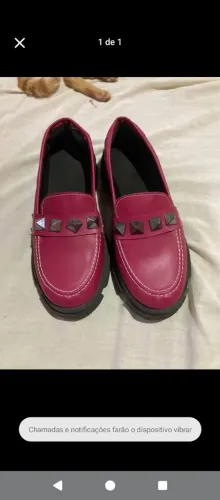 Sapato feminino mocassim 