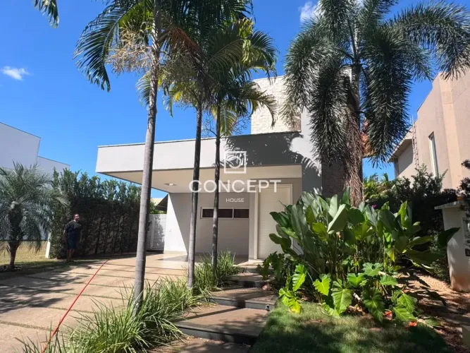 CASA TÉRREA NO ALPHAVILLE 2 SEMI MOBILIADA 3 SUÍTES COM 190 M², ESPAÇO GOURMET