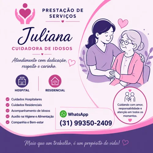 Cuidadora de Idoso ou crianças 