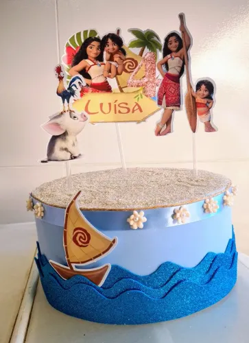 Bolo Fake Moana