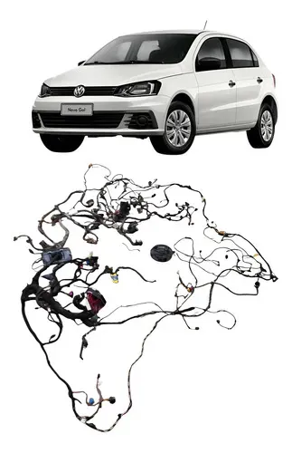 Chicote Completo Gol G7 2017 1.0 Volkswagen