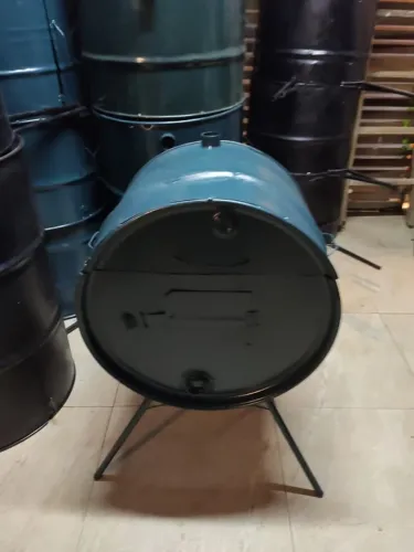 Churrasqueira Meio Tambor Alta 