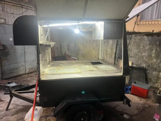 Trailer chapa forno elétrico