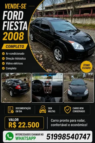 Ford Fiesta Sedan 1.0 8V Flex 4P 2008