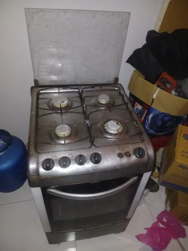 Fogão Inox para vender logo