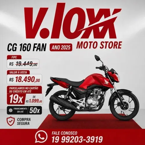 HONDA CG 160 FAN 2025/2025