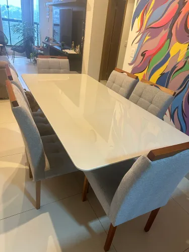 MESA 6 LUGARES/SOFÁ/PAINEL