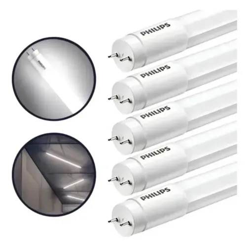 Kit 25 lâmpadas Led Tubular 18W T8 Philips 120cm - Caixa Lacrada