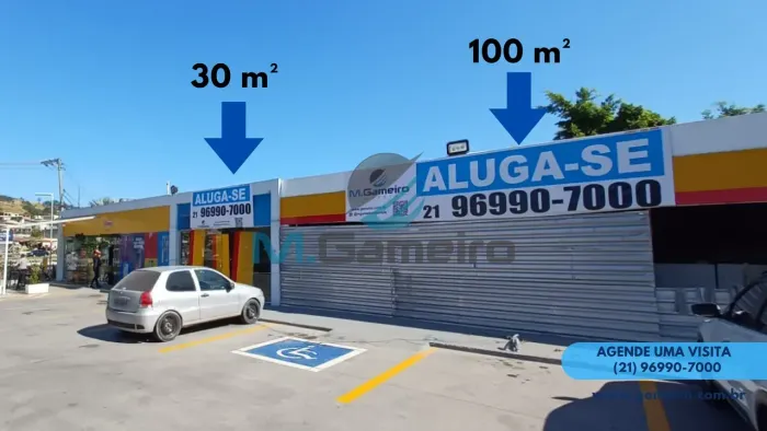 Alugam-se lojas em Posto de Serviços em Guaratiba - RJ