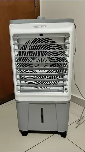 Climatizador Ar Ventisol Portátil Turbo Evaporativo 16 Litros 5 em 1 Umidificador CLIN16PR