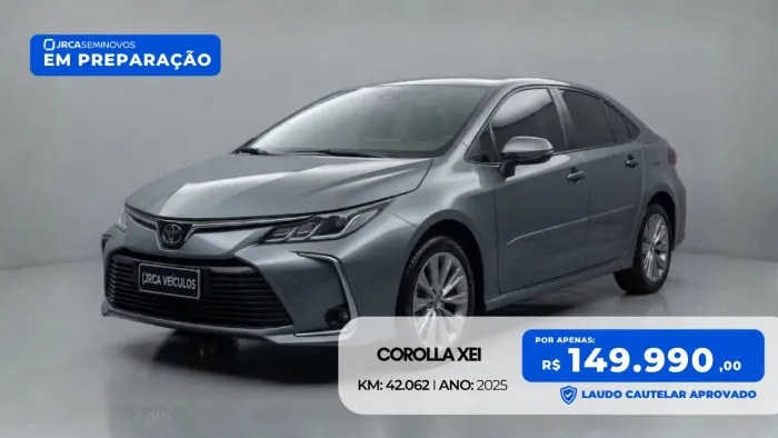 Toyota Corolla 2.0 XEI 16V Flex 4P Automatico 2025