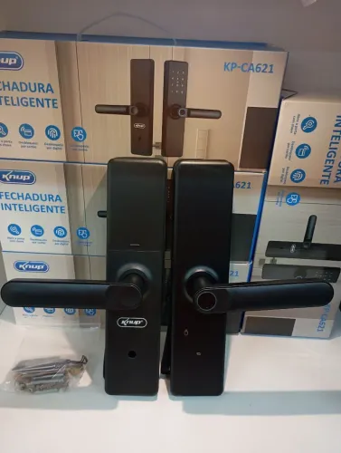 Fechadura Digital Inteligente Knup KP-CA621 | Senha + Cartão + Chave | Nova