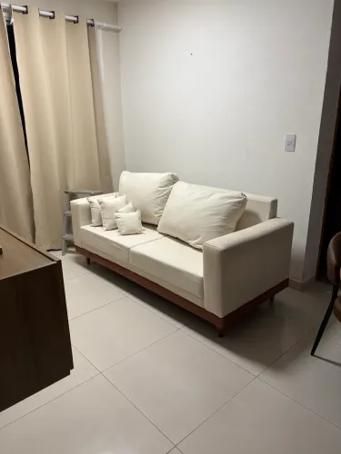 Sofa living linho 3 lugares
