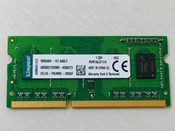 Memória RAM Kingston 4GB DDR3L 1600MHz para Notebook
