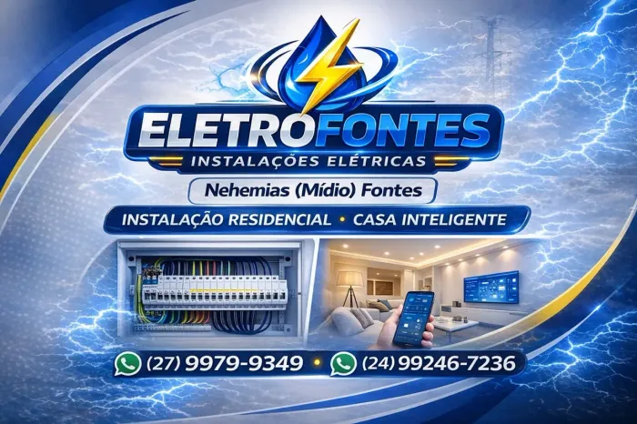 Eletricista residencial e técnico eletrotécnica.,