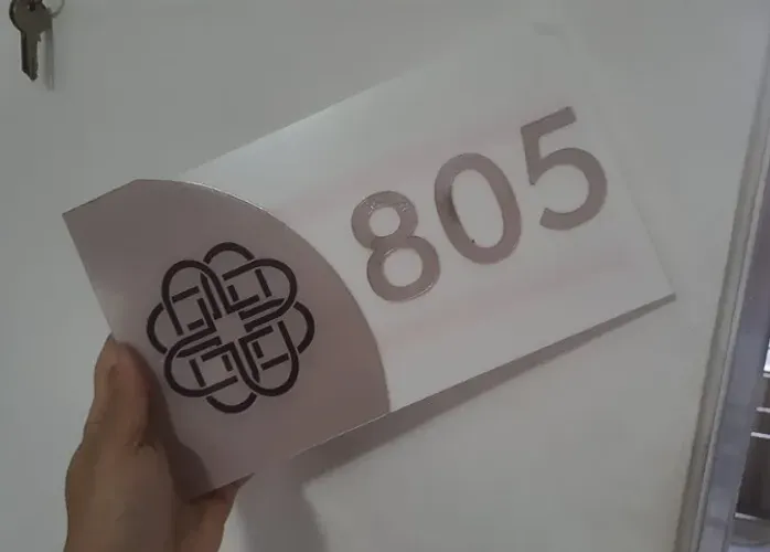 Placas de sinalização 