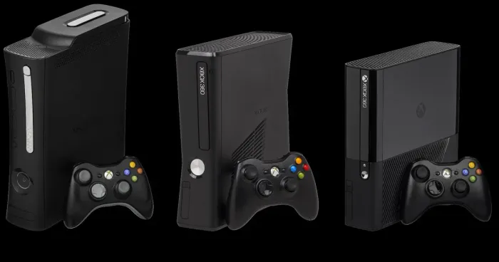 Peças do Xbox 360 - imagens ilustrativas