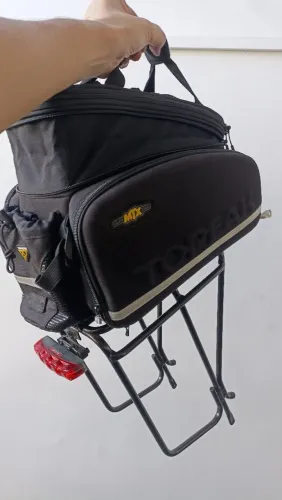 Bagageiro e bolsa para bicicleta Topeak Mtx Quick Track