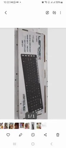 Teclado Novo na Caixa