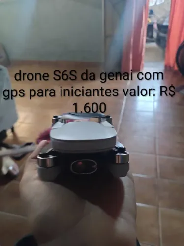 Drone genai s6s com GPS e câmera 4k e 2 bateria