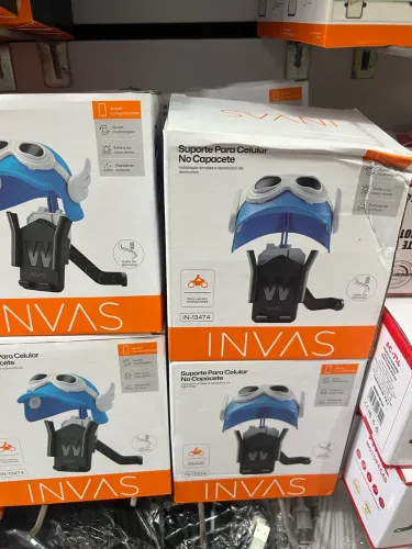 Suporte de Celular Para Guidão de Moto ou Bike Proteção Contra Sol e Chuva Ótimo