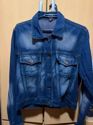 Jaqueta feminina, Magic Jeans. 100% algodão, Tamanho G