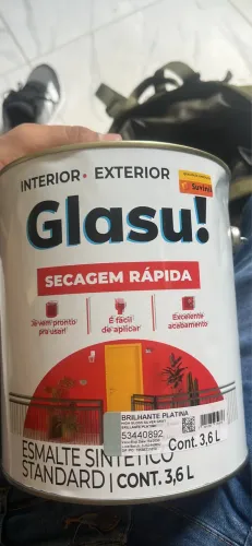 Tinta esmalte sintético platina