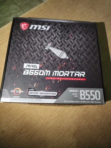 PLACA MÃE B550M MSI MAG - AM4 - DDR4 - ZERADA! 