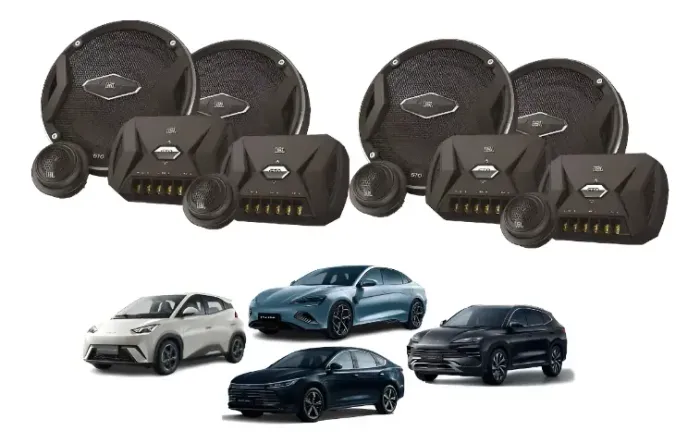 Kit Upgrade Sq Falante 2 Vias Jbl Gto 90 para BYD (Linha Americana)