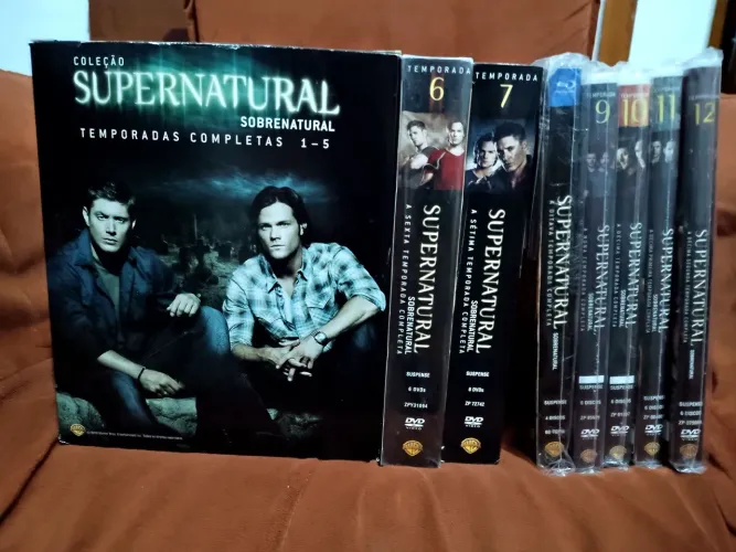 Supernatural 1 a 12 temporadas (leia o anúncio)